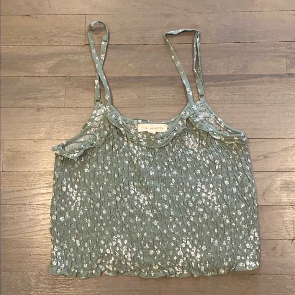 Cropped tank top